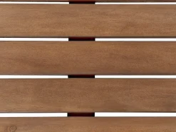 Set da pranzo da giardino 6 posti AMANTEA con cuscini Legno d'acacia Blu