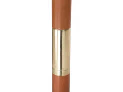 Set da pranzo da giardino 6 posti AMANTEA con Ombrellone Legno d'acacia Blu