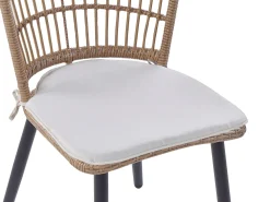 Set da pranzo da giardino 6 posti ALIANO II con cuscini Rattan sintetico (PE) Beige