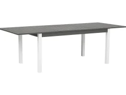 Set da pranzo da giardino 8 posti PANCOLE con cuscini Metallo Grigio