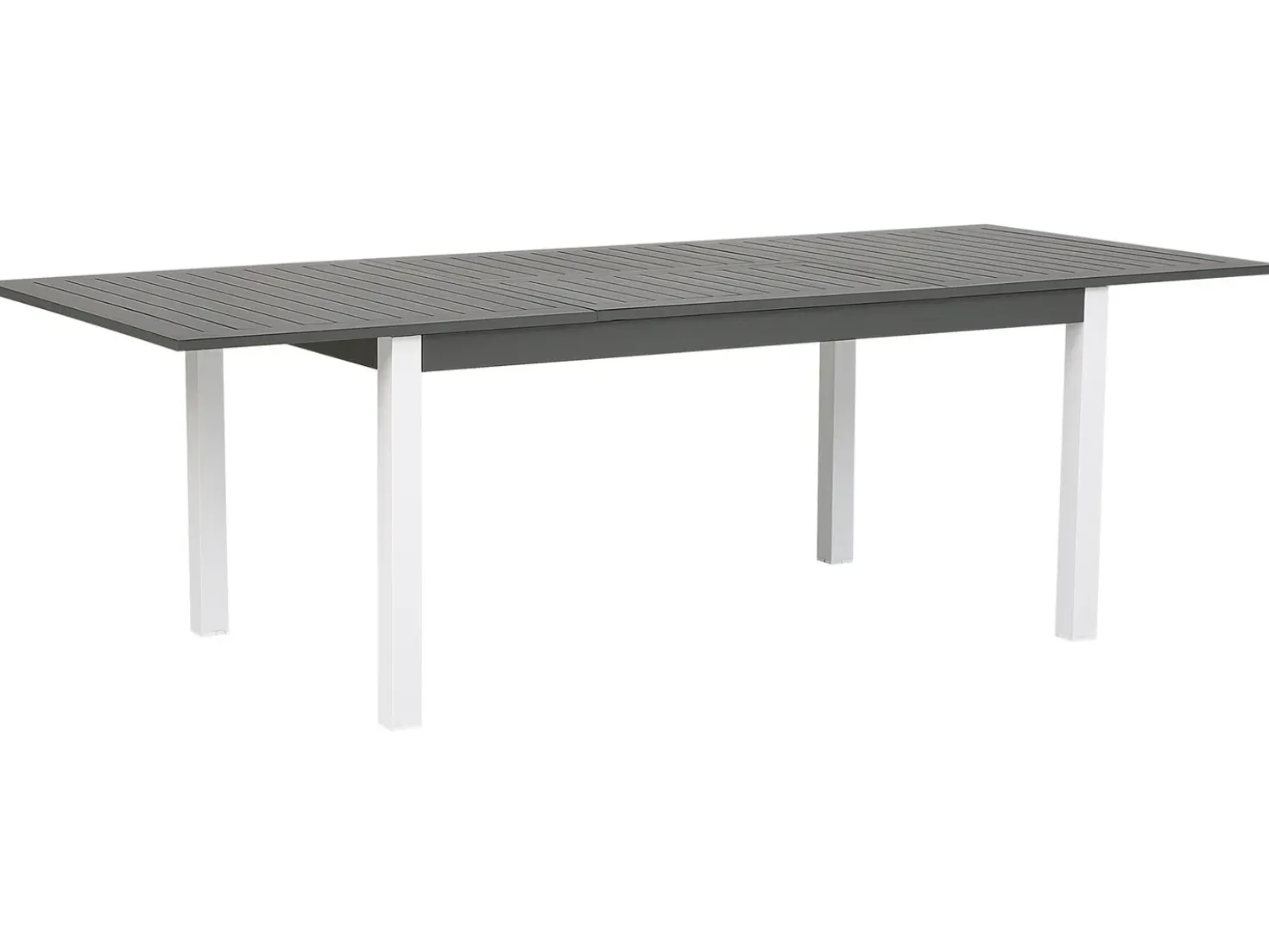 Set da pranzo da giardino 8 posti PANCOLE con cuscini Metallo Grigio