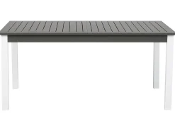 Set da pranzo da giardino 8 posti PANCOLE con cuscini Metallo Grigio