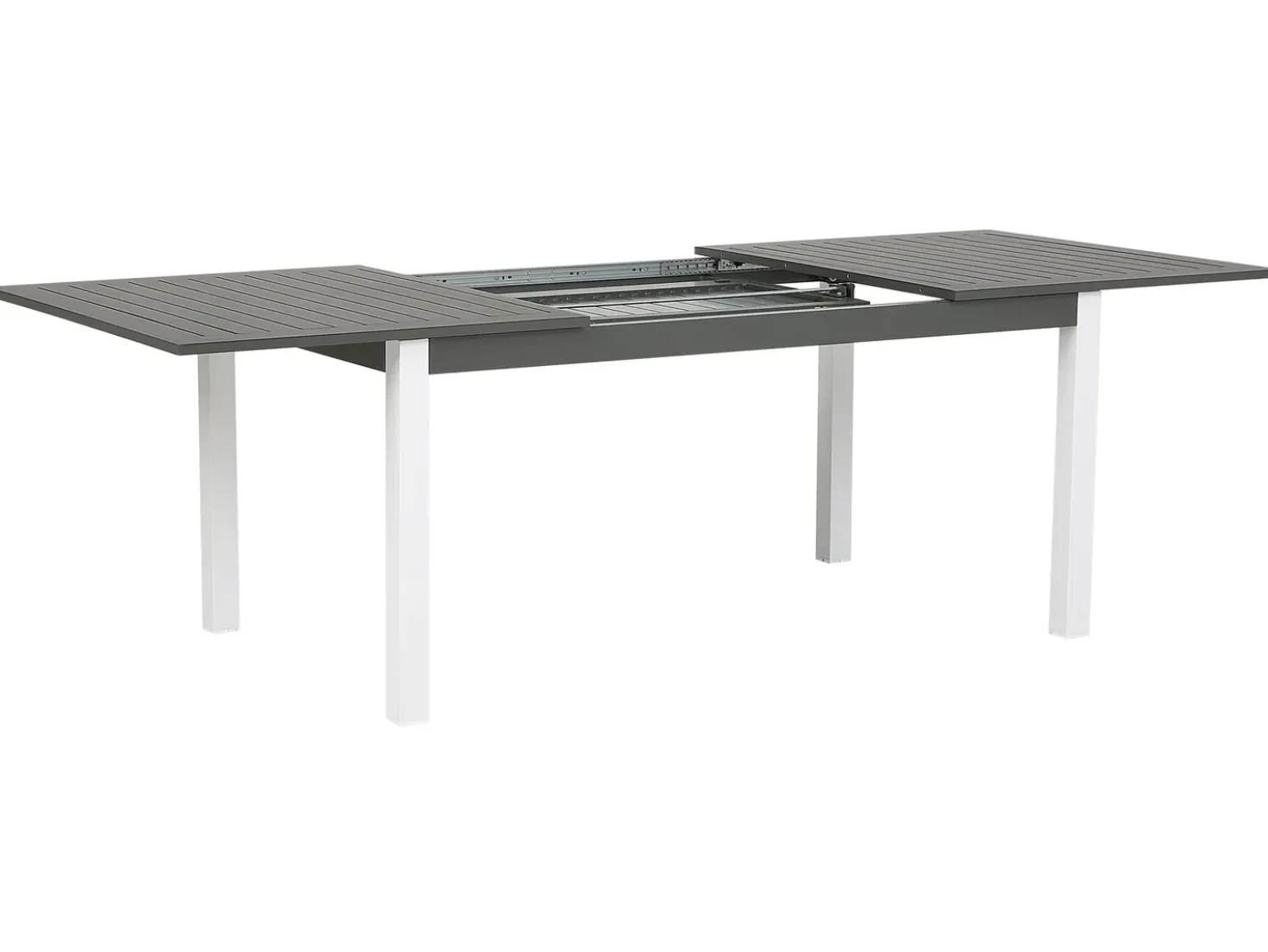 Set da pranzo da giardino 8 posti PANCOLE con cuscini Metallo Grigio