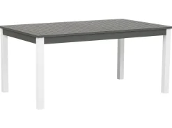 Set da pranzo da giardino 8 posti PANCOLE con cuscini Metallo Grigio