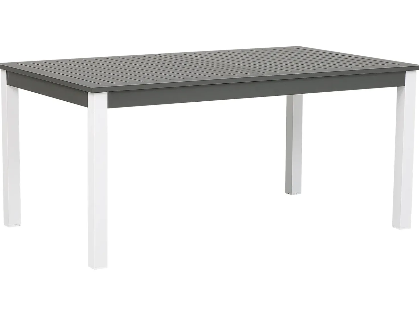 Set da pranzo da giardino 8 posti PANCOLE con cuscini Metallo Grigio