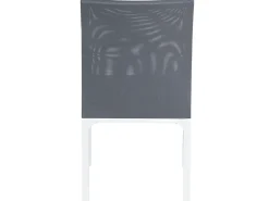 Set da pranzo da giardino 6 posti BACOLI con cuscini Metallo Grigio