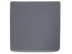 Set da pranzo da giardino 6 posti BACOLI con cuscini Metallo Grigio