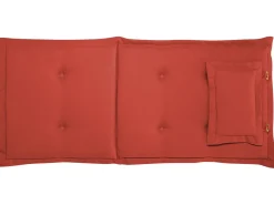 Set da pranzo da giardino 8 posti MAUI II con cuscini Legno d'acacia Rosso scuro