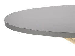 Set da pranzo da giardino 4 posti ORISTANO con cuscini Cemento Beige