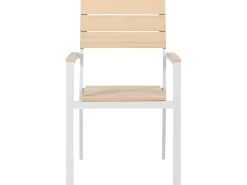 Set da pranzo da giardino 6 posti COMO Beige