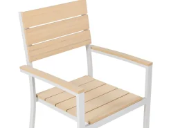 Set da pranzo da giardino 6 posti COMO Beige