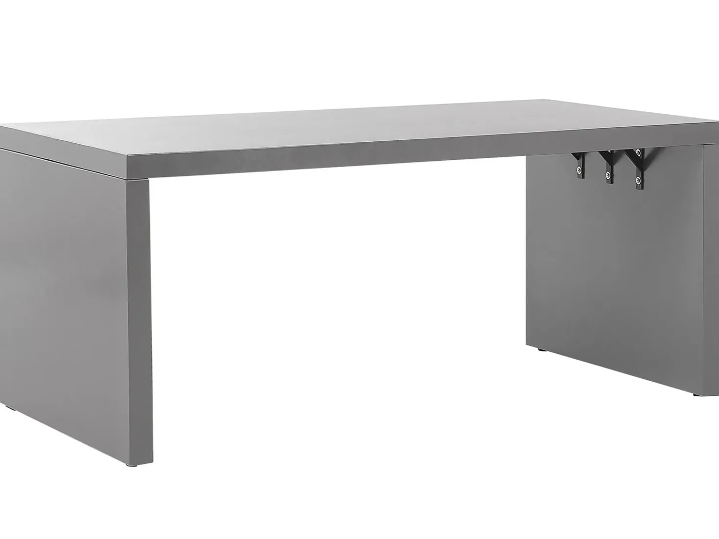 Set da pranzo da giardino con panche 4 posti TARANTO Cemento Grigio