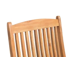 Set da pranzo da giardino 6 posti MAUI con Ombrellone (12 opzioni) Legno d'acacia Marrone chiaro