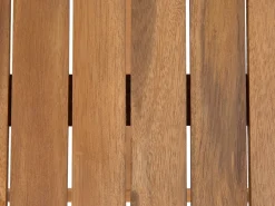 Set da pranzo da giardino 6 posti MAUI con Ombrellone (12 opzioni) Legno d'acacia Marrone chiaro