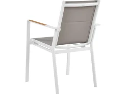 Set da pranzo da giardino 8 posti VALCANETTO/BUSSETO Metallo Grigio
