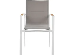 Set da pranzo da giardino 8 posti VALCANETTO/BUSSETO Metallo Grigio