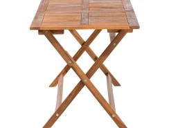 Set da pranzo da giardino 6 posti CENTO con cuscini Legno d'acacia Marrone