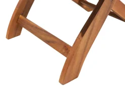 Set da pranzo da giardino 6 posti CENTO con cuscini Legno d'acacia Marrone