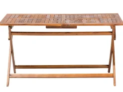 Set da pranzo da giardino 6 posti CENTO con cuscini Legno d'acacia Marrone