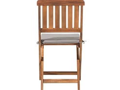 Set da pranzo da giardino 6 posti CENTO con cuscini Legno d'acacia Marrone