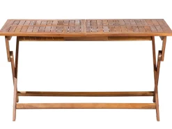 Set da pranzo da giardino 6 posti CENTO con cuscini Legno d'acacia Marrone