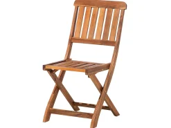 Set da pranzo da giardino 6 posti CENTO con cuscini Legno d'acacia Marrone