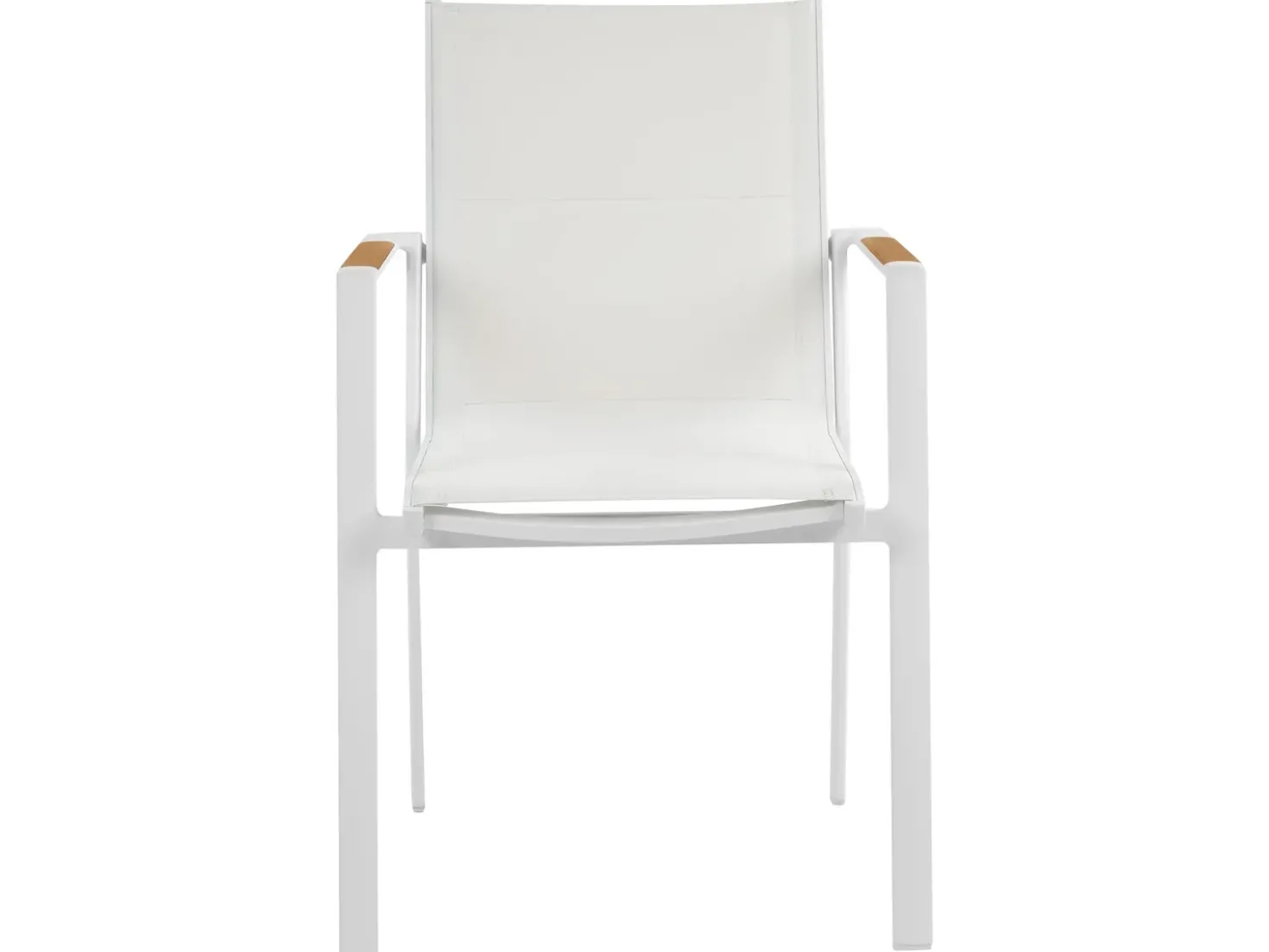 Set da pranzo da giardino 4 posti MALETTO/BUSSETO Metallo Effetto marmo Bianco