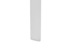 Set da pranzo da giardino 4 posti MALETTO/BUSSETO Metallo Effetto marmo Bianco
