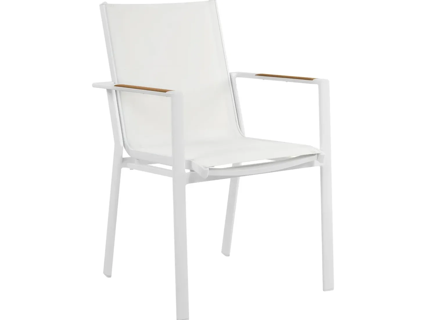Set da pranzo da giardino 4 posti MALETTO/BUSSETO Metallo Effetto marmo Bianco