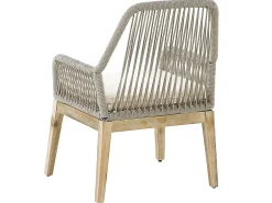 Set da pranzo da giardino 6 posti OLBIA con cuscini Beige
