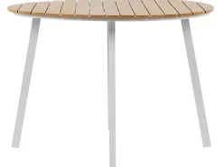Set da pranzo da giardino 4 posti CAVOLI con cuscini Metallo Grigio