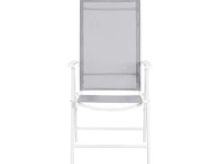 Set da pranzo da giardino 6 posti CATANIA Metallo Grigio