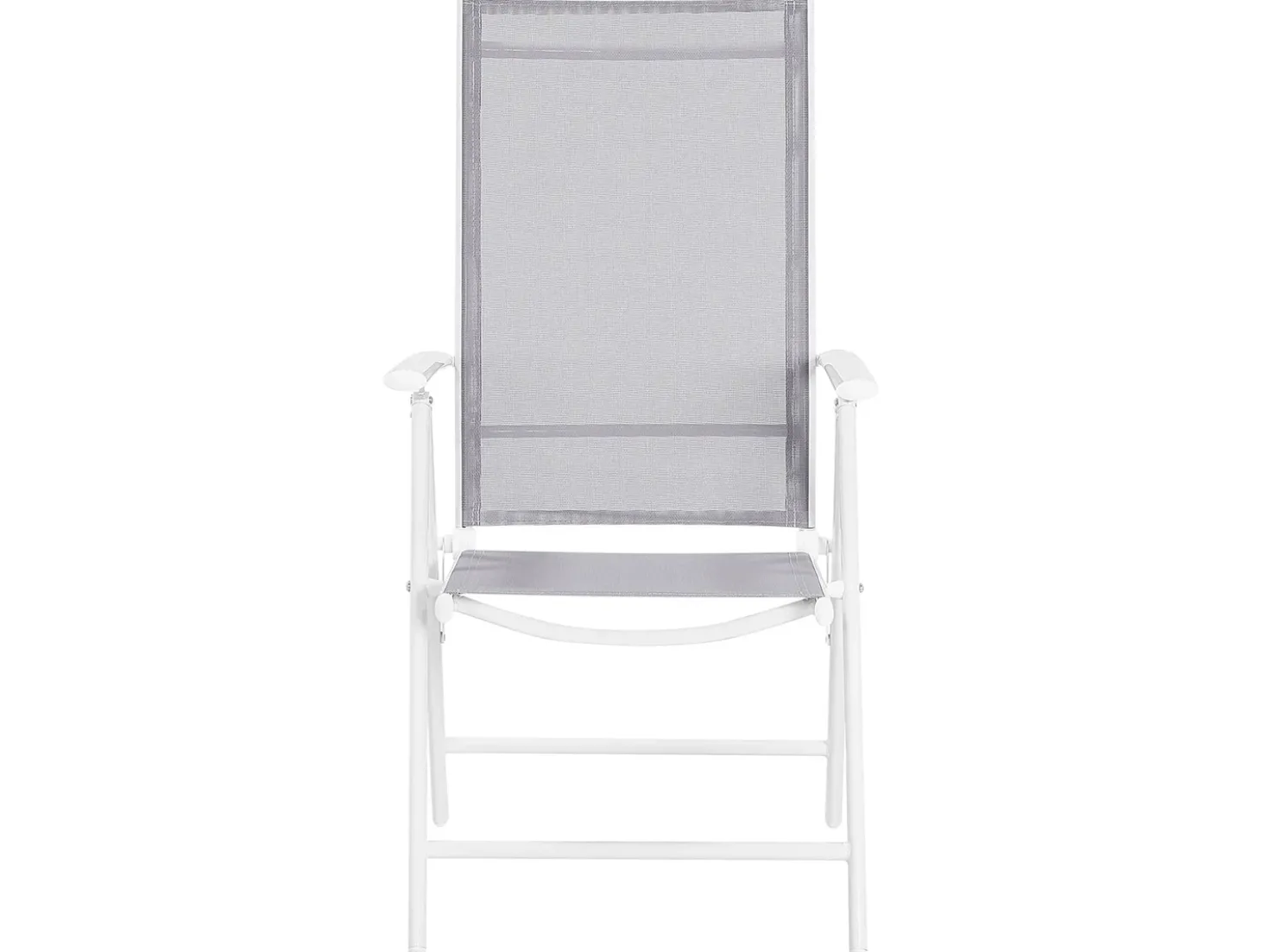 Set da pranzo da giardino 6 posti CATANIA Metallo Grigio