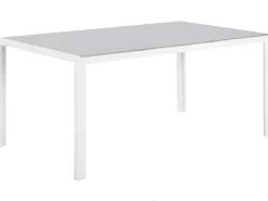 Set da pranzo da giardino 6 posti CATANIA Metallo Grigio