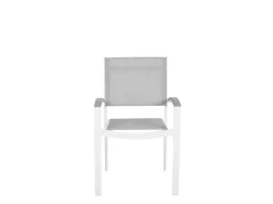 Set da pranzo da giardino 6 posti PERETA Metallo Grigio