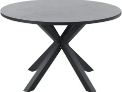 Set da pranzo da giardino 4 posti MALETTO/GROSSETO Metallo Effetto marmo Grigio