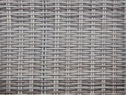 Set da pranzo da giardino 6 posti CASCAIS con cuscini Rattan sintetico (PE) Grigio