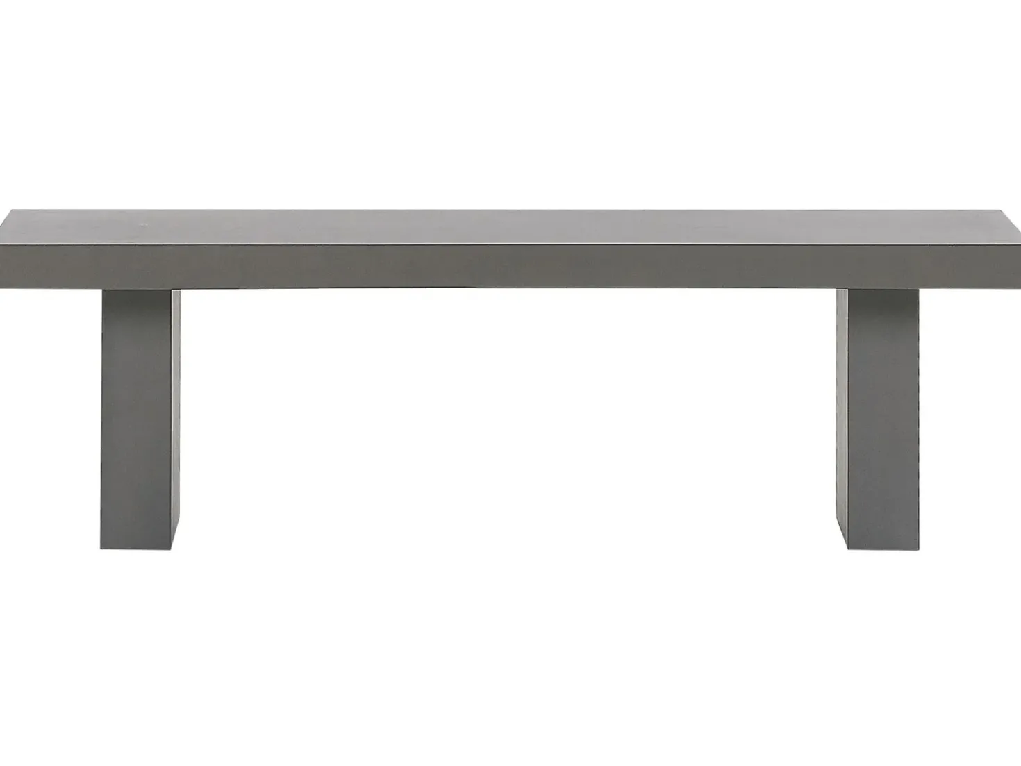 Set da pranzo da giardino con panche 4 posti TARANTO Cemento Grigio