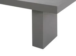 Set da pranzo da giardino con panche 4 posti TARANTO Cemento Grigio