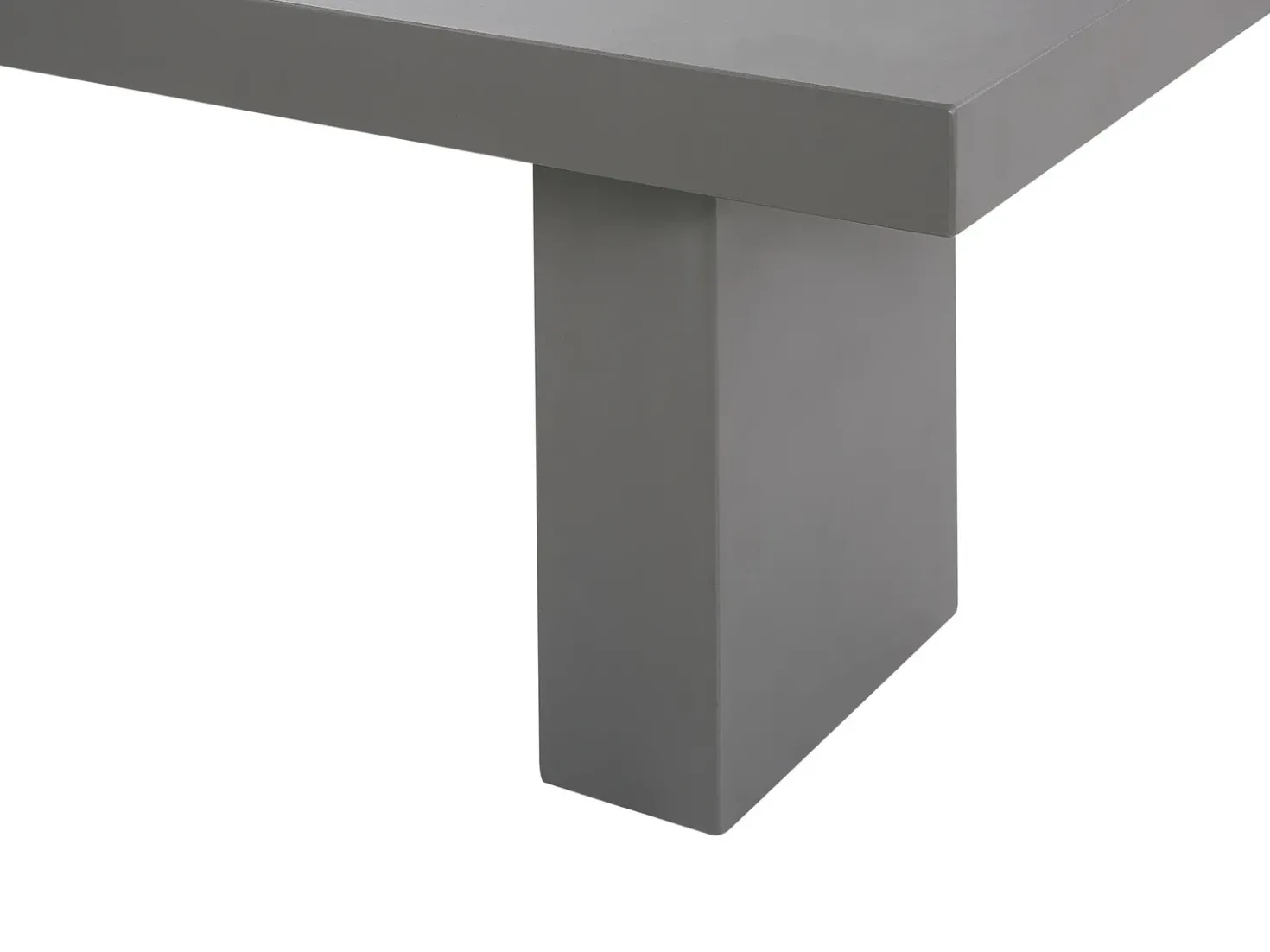 Set da pranzo da giardino con panche 4 posti TARANTO Cemento Grigio