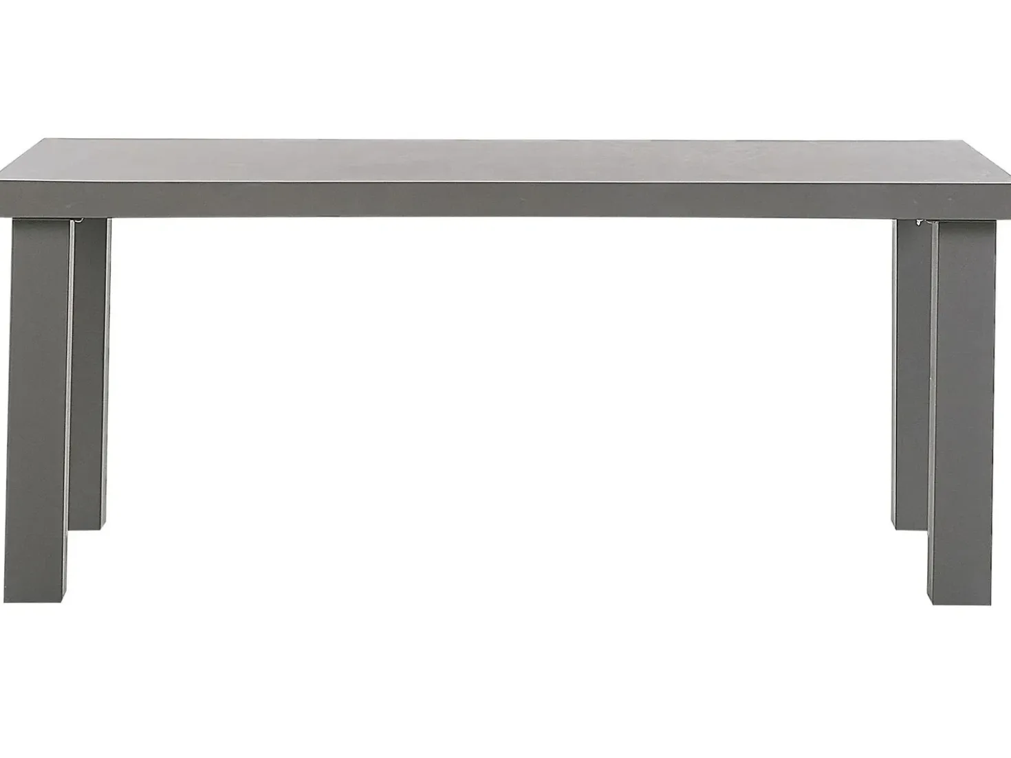 Set da pranzo da giardino con panche 4 posti TARANTO Cemento Grigio