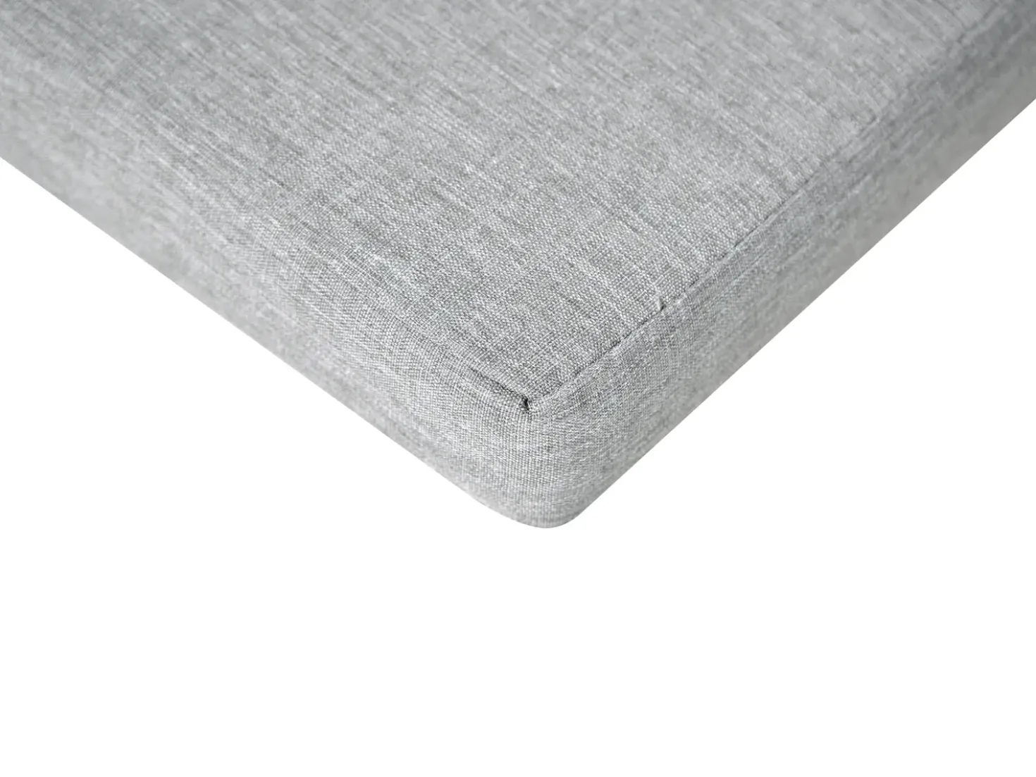 Set da pranzo da giardino 6 posti AMANTEA PREMIUM Legno d'acacia Grigio melange