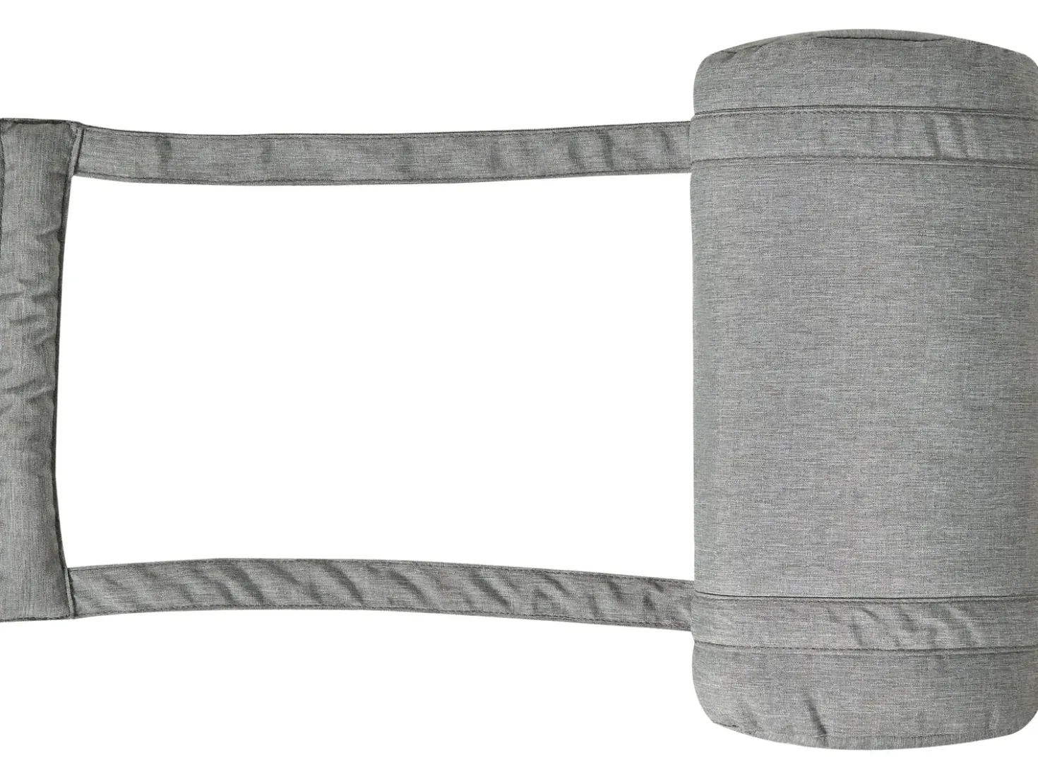 Set da pranzo da giardino 6 posti AMANTEA PREMIUM Legno d'acacia Grigio melange