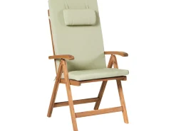 Set da pranzo da giardino 6 posti JAVA PREMIUM Legno d'acacia Verde