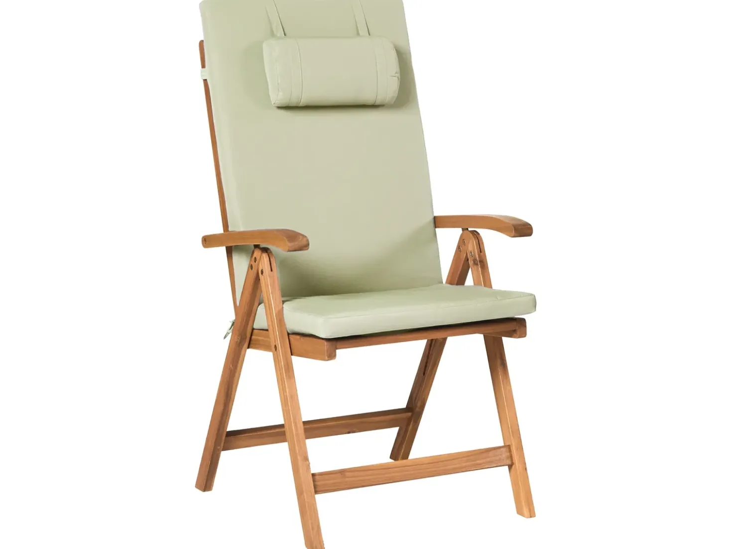 Set da pranzo da giardino 6 posti JAVA PREMIUM Legno d'acacia Verde