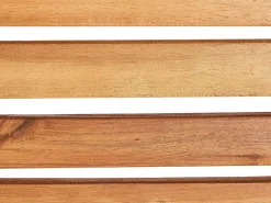 Set da pranzo da giardino 4 posti FRASSINE con Ombrellone (12 opzioni) Legno d'acacia Naturale