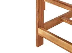 Set da pranzo da giardino 4 posti FRASSINE con Ombrellone (12 opzioni) Legno d'acacia Naturale