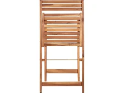 Set da pranzo da giardino 4 posti FRASSINE con Ombrellone (12 opzioni) Legno d'acacia Naturale