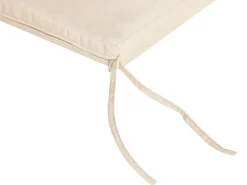 Set da pranzo da giardino 4 posti ANCONA con cuscini Metallo Marrone scuro