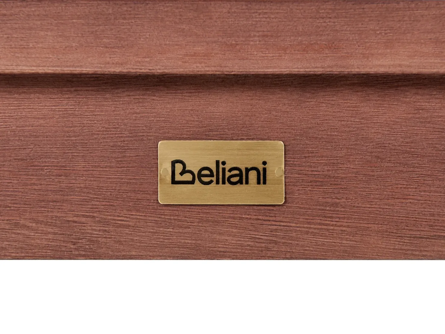 Set da pranzo da giardino con panche 6 posti TUSCANIA Legno d'eucalipto Marrone scuro